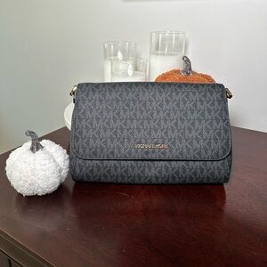 Michael Kors Black Logo Crossbody Purse